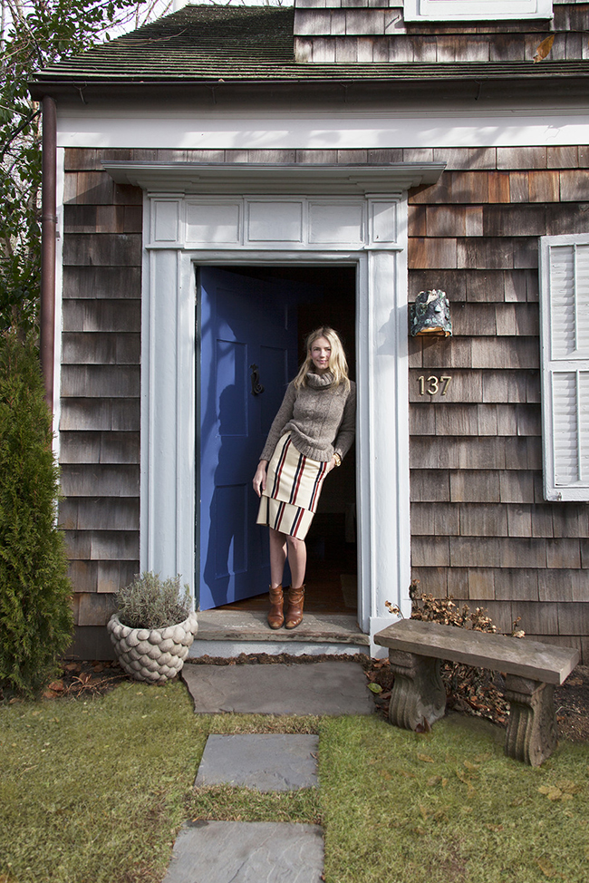 Michelle Smith's Shingle Style cottage in Sag Harbor featured in Lonny Magazine