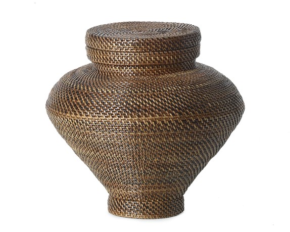 Nito Weave Lidded Urn