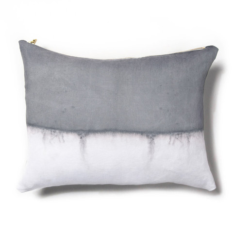 Rebecca Atwood Smoke Dip Dye Pillow on @SavvyHome