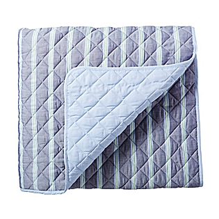 Serena & Lily Blair Stripe Quilt — on @SavvyHome