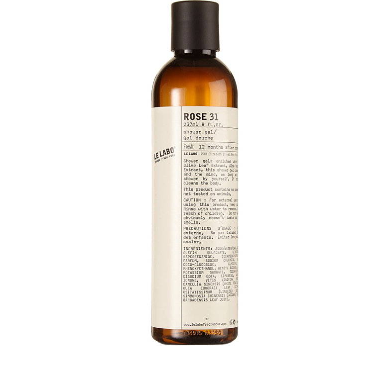 le-labo-rose-31-shower-gel Le Labo's Rose 31 shower gel is infused with a blend of warm Cumin and Cedar with floral notes of Centifolia and Grasse Rose — More Hostess Gift Ideas on @SavvyHome