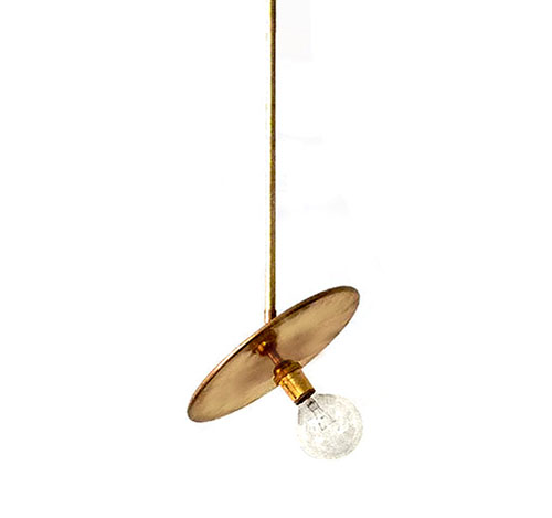 Workstead Brass Pendant Lamp • via @SavvyHome