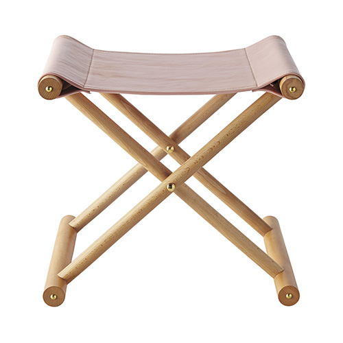 Cooper Leather Stool • via @SavvyHome