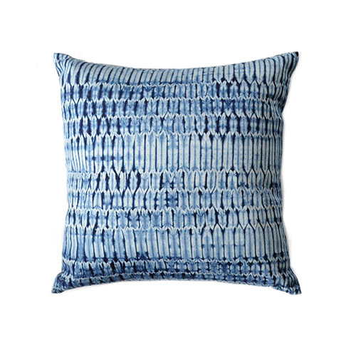 Indigo Shibori Pillow • via @SavvyHome