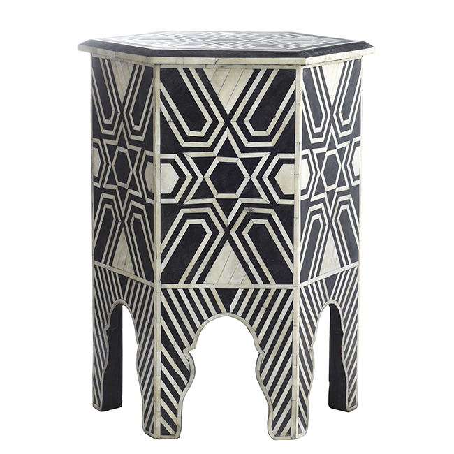 Bone Hexa Table • via @SavvyHome