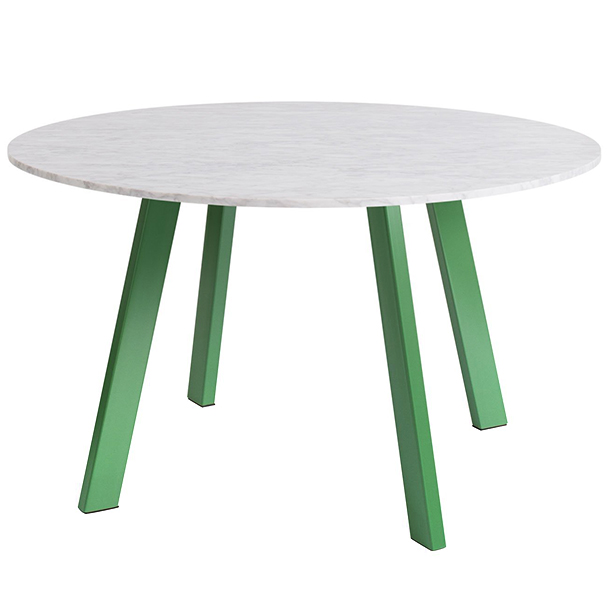 Blu Dot Green Grass Right Round Marble Dining Table • via @SavvyHome