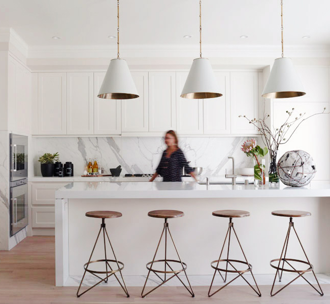 7 Kitchen Trends to Consider for your Renovations: White Marble Everywhere • on @SavvyHome