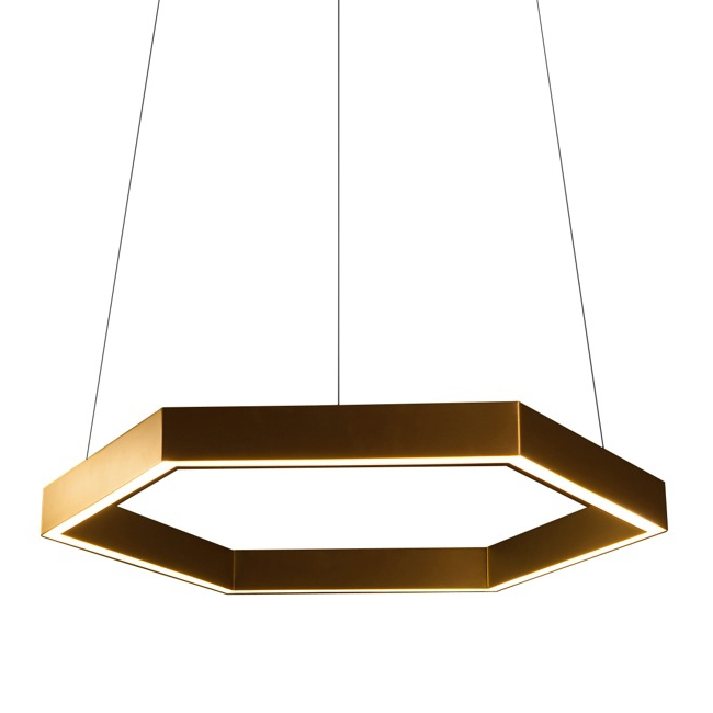 hex-750-pendant-brass Resident Studio's Hex 750 Pendant in Brass • Savvy Home Shop