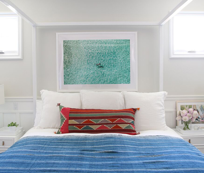 Amber Interiors • Headboards Alternatives on @SavvyHome