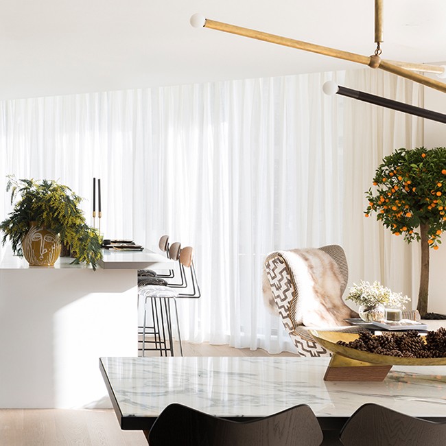 Inside a Mid-Century Inspired London flat by Studio Ashby • Plimsoll Apartment London on @SavvyHome