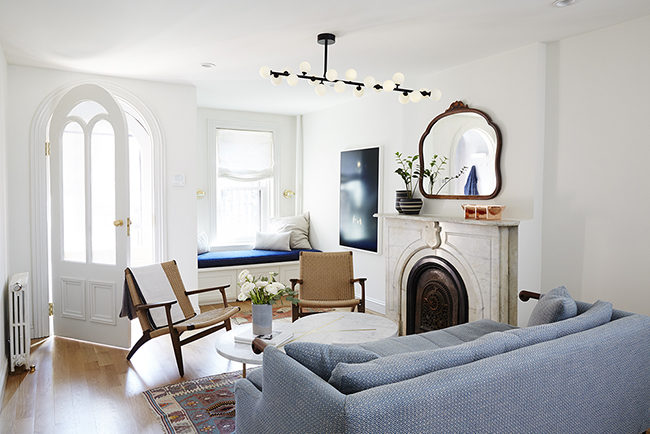 Inside a Perfectly Moody Fort Greene Townhouse • on @SavvyHome